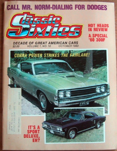 CLASSIC SIXTIES 1983 OCT - Mr NORM, 69 FAIRLANE COBRA